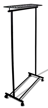 Вешалка гардеробная на колесах М 9 (Черный) в Чебоксарах - изображение