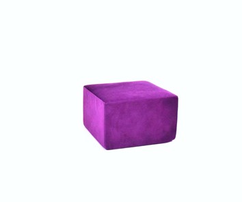 Пуф Тетрис 50х50, фиолетовый в Чебоксарах