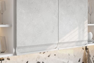 Угловой гарнитур Вельвет, бетон графит/бетон снежный в Чебоксарах - предосмотр 4