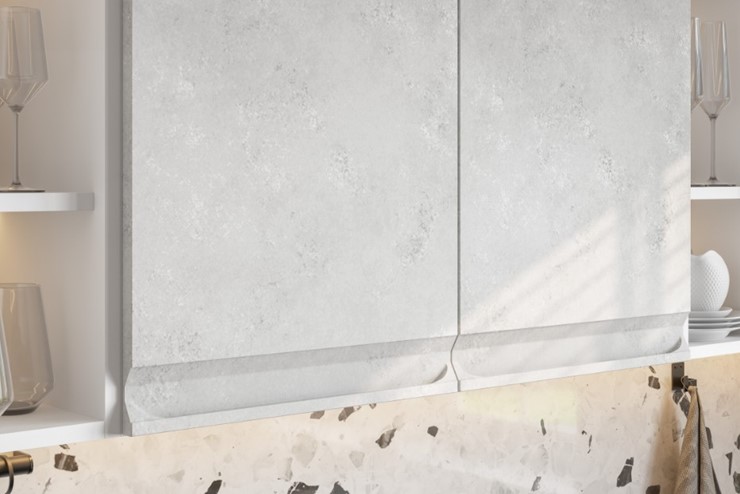Угловой гарнитур Вельвет, бетон графит/бетон снежный в Чебоксарах - изображение 4