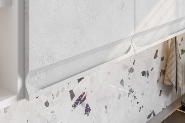 Угловой гарнитур Вельвет, бетон графит/бетон снежный в Чебоксарах - изображение 5