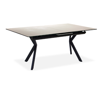Кухонный раскладной стол Бордо 3CX 180х95 (Oxide Avorio/Графит) в Чебоксарах - предосмотр