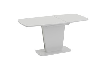 Кухонный раскладной стол Честер тип 2, цвет Белый/Стекло белый глянец в Чебоксарах - предосмотр 1
