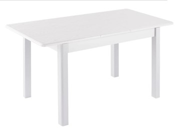 Кухонный стол раздвижной Айсберг-01 МДФ, белый МДФ/40 массив прямые белые в Чебоксарах