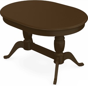Раздвижной стол Леонардо-2 исп. Овал, тон 4 (Морилка/Эмаль) в Чебоксарах