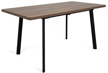 Обеденный раздвижной стол Дали-1L(ноги черные, дуб табако) в Чебоксарах - предосмотр 3