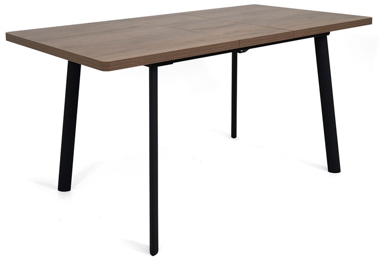 Обеденный раздвижной стол Дали-1L(ноги черные, дуб табако) в Чебоксарах - изображение 3