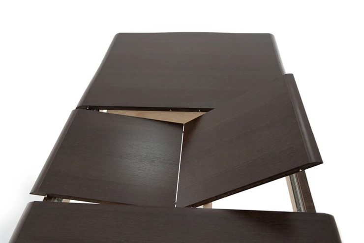 Кухонный раздвижной стол Кабриоль 1200х800, (Тон 7 - Орех тёмный) Морилка/Эмаль в Чебоксарах - изображение 7