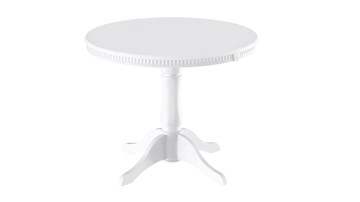 Круглый стол на кухню Орландо Т1, цвет Белый матовый (Б-111.02.1) в Чебоксарах