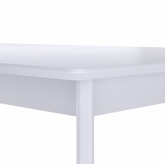 Обеденный раздвижной стол Пегас Classic Plus 120, Белый в Чебоксарах - изображение 3