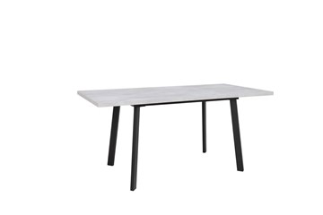 Обеденный раздвижной стол Робин, опоры прямые, цемент светлый в Чебоксарах - предосмотр 2