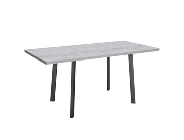 Обеденный раздвижной стол Робин, опоры прямые, цемент светлый в Чебоксарах - предосмотр 4