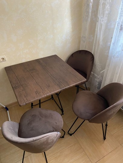 Стол на кухню SHT-TU23/H71/ТT 80 (темно-серый/палисандр) в Чебоксарах - изображение 6