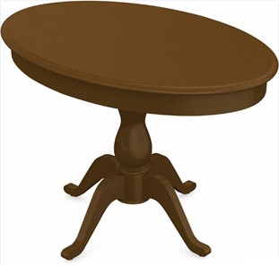 Стол раздвижной Фабрицио-1 исп. Эллипс, Тон 2 Покраска + патина с прорисовкой (на столешнице) в Чебоксарах