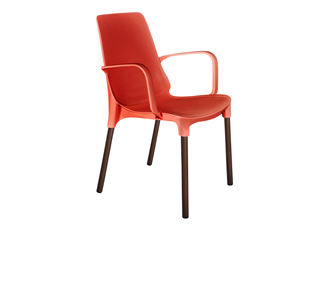 Обеденный стул SHT-ST76/S424 (красный/коричневый муар) в Чебоксарах
