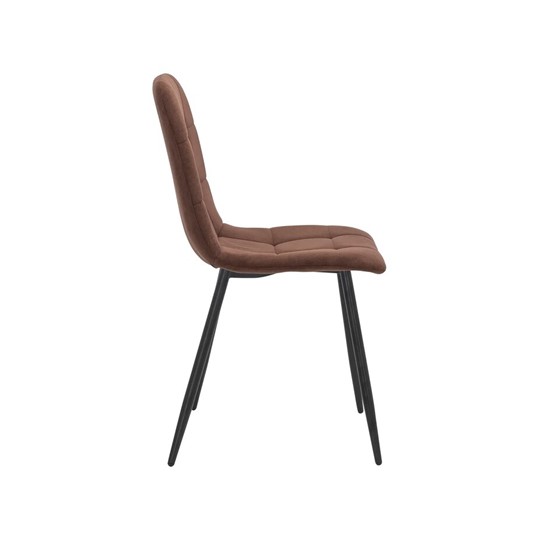 Обеденный стул Leset Скай (Металл черный/велюр Шоколад) в Чебоксарах - изображение 2