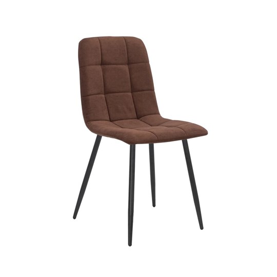 Обеденный стул Leset Скай (Металл черный/велюр Шоколад) в Чебоксарах - изображение 1