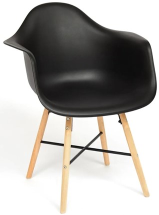Кресло CINDY (EAMES) (mod. 919) 60х62х79 черный арт.19050 в Чебоксарах - изображение