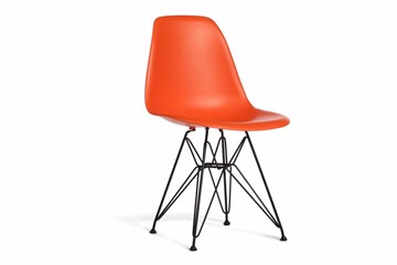 Кухонный стул DSL 110 Black (оранжевый) в Чебоксарах