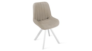Обеденный стул Марвел Исп. 2 К2 (Белый матовый/Велюр Confetti Smoke) в Чебоксарах