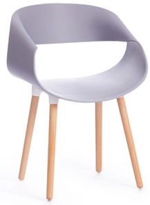 Обеденный стул QXX (mod. C1058) 54х56х78 серый 024 /натуральный арт.15194 в Чебоксарах