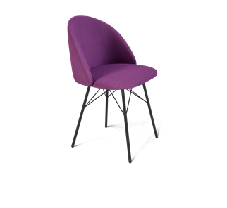 Обеденный стул SHT-ST35 / SHT-S64 (ягодное варенье/черный муар) в Чебоксарах