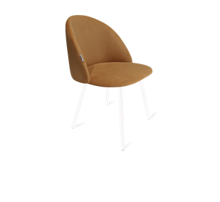 Обеденный стул SHT-ST35 / SHT-S95-1 (горчичный/белый муар) в Чебоксарах