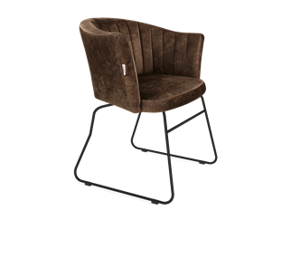 Обеденный стул SHT-ST42-1 / SHT-S167 (кофейный трюфель/черный муар) в Чебоксарах