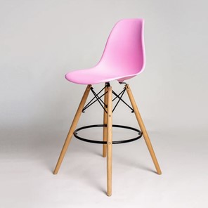 Барный стул DSL 110 Wood bar (розовый) в Чебоксарах