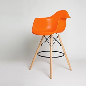 Барный стул DSL 330 Wood bar (оранжевый) в Чебоксарах
