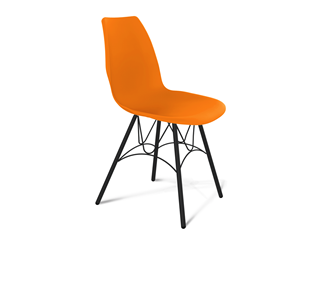 Обеденный стул SHT-ST29/S100 (оранжевый ral2003/черный муар) в Чебоксарах - предосмотр