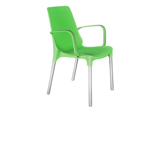 Обеденный стул SHT-ST76/S424 (зеленый/хром лак) в Чебоксарах