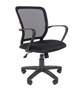 Офисное кресло CHAIRMAN 698 black, ткань, цвет черный в Чебоксарах