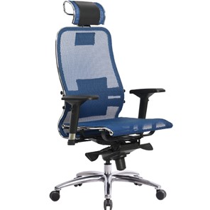 Офисное кресло Samurai S-3.04, синий в Чебоксарах - предосмотр