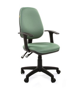 Кресло офисное CHAIRMAN 661 Ткань стандарт 15-158 зеленая в Чебоксарах - предосмотр