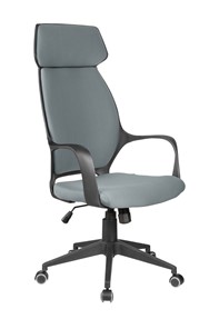 Кресло компьютерное Riva Chair 7272 (Серый/черный) в Чебоксарах