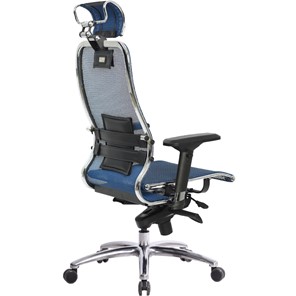 Офисное кресло Samurai S-3.04, синий в Чебоксарах - предосмотр 3