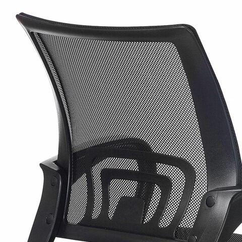 Кресло Brabix Fly MG-396 (с подлокотниками, сетка, черное) 532083 в Чебоксарах - изображение 6