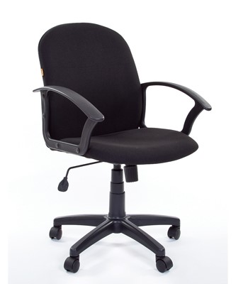 Кресло компьютерное CHAIRMAN 681 Ткань C-3 черное в Чебоксарах - изображение
