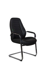 Кресло офисное Riva Chair F385 (Черный) в Чебоксарах
