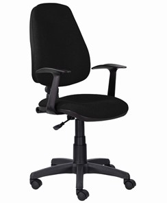 Офисное кресло Brabix Comfort MG-321, регулируемая эргономичная спинка, ткань, черное в Чебоксарах