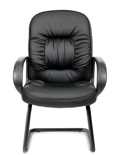 Кресло компьютерное CHAIRMAN 416V экокожа черная в Чебоксарах - изображение 4