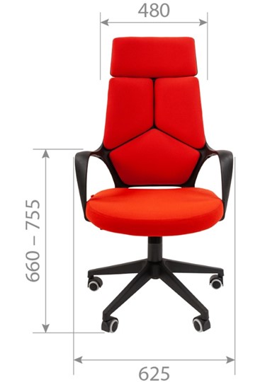 Компьютерное кресло CHAIRMAN 525, серое в Чебоксарах - изображение 1