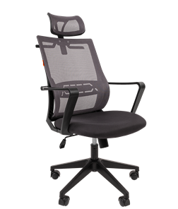 Офисное кресло CHAIRMAN 545 сетка/ткань серый в Чебоксарах