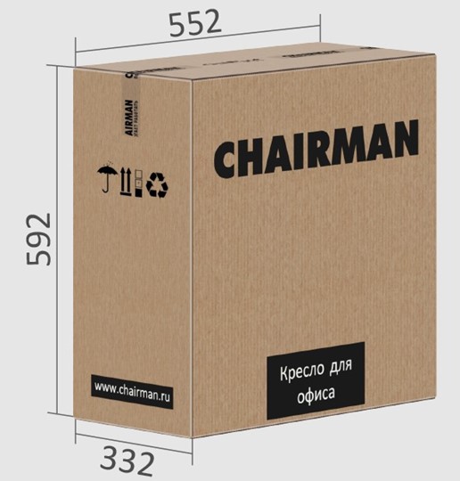 Кресло CHAIRMAN 651 ЭКО черное в Чебоксарах - изображение 4