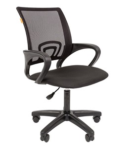 Кресло офисное CHAIRMAN 696 black LT, черный в Чебоксарах
