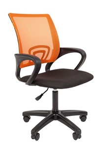 Компьютерное кресло CHAIRMAN 696 black LT, оранжевый в Чебоксарах