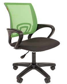 Кресло офисное CHAIRMAN 696 black LT, зеленое в Чебоксарах