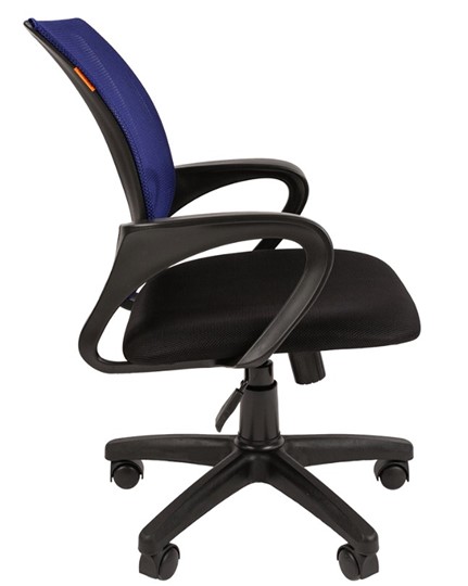 Компьютерное кресло CHAIRMAN 696 black Сетчатый акрил DW61 синий в Чебоксарах - изображение 2