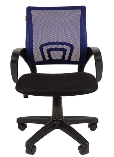 Компьютерное кресло CHAIRMAN 696 black Сетчатый акрил DW61 синий в Чебоксарах - изображение 1